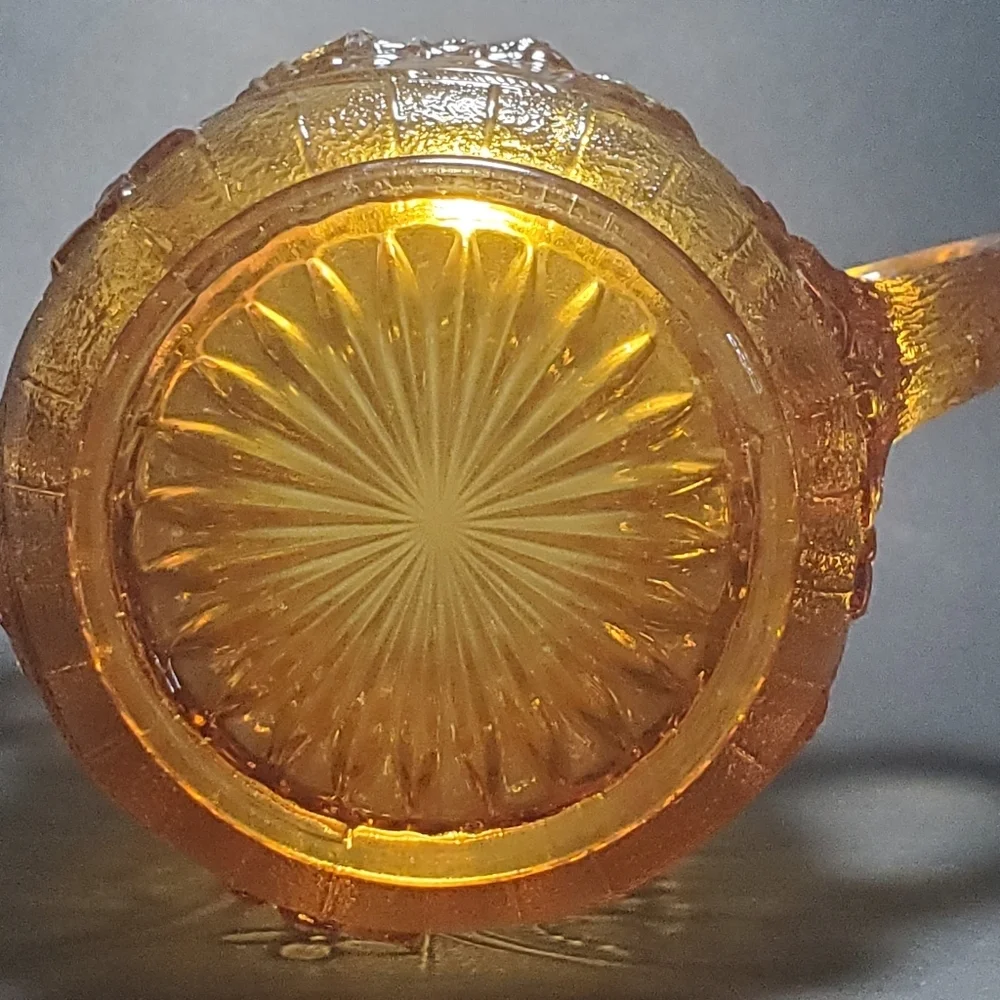 VINTAGE Imperial Glass Windmill Marigold Carnival Glass Pitcher EUC